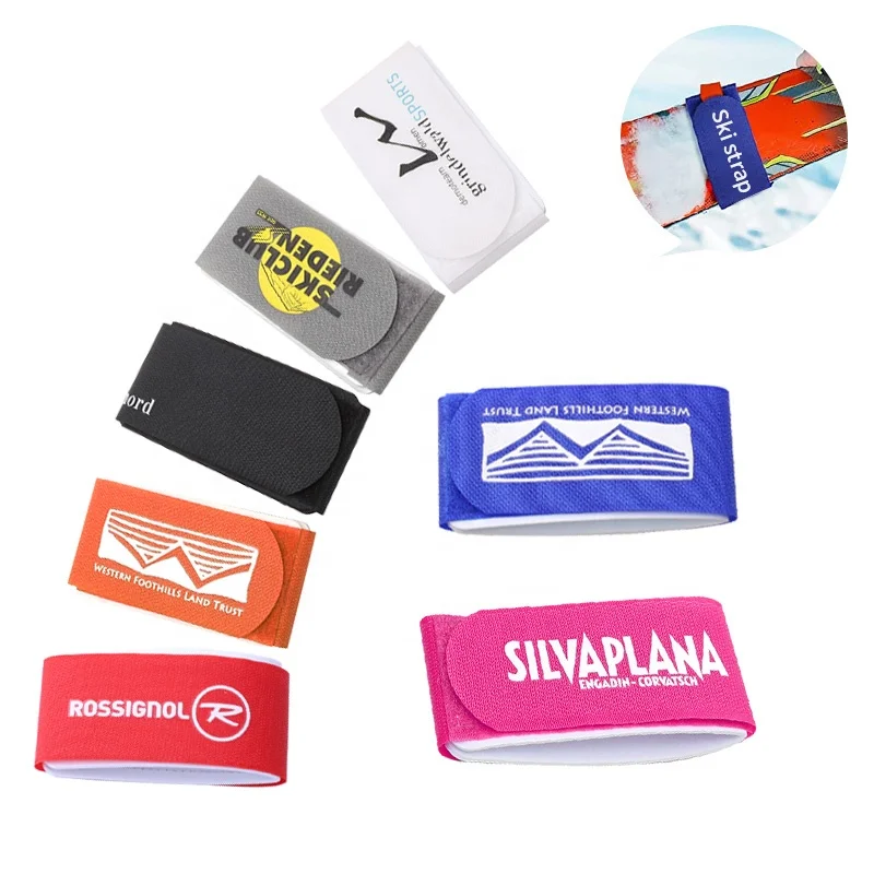 Custom EVA +hook and loop snow alpine strap snowboard binding hook and loop ski strap