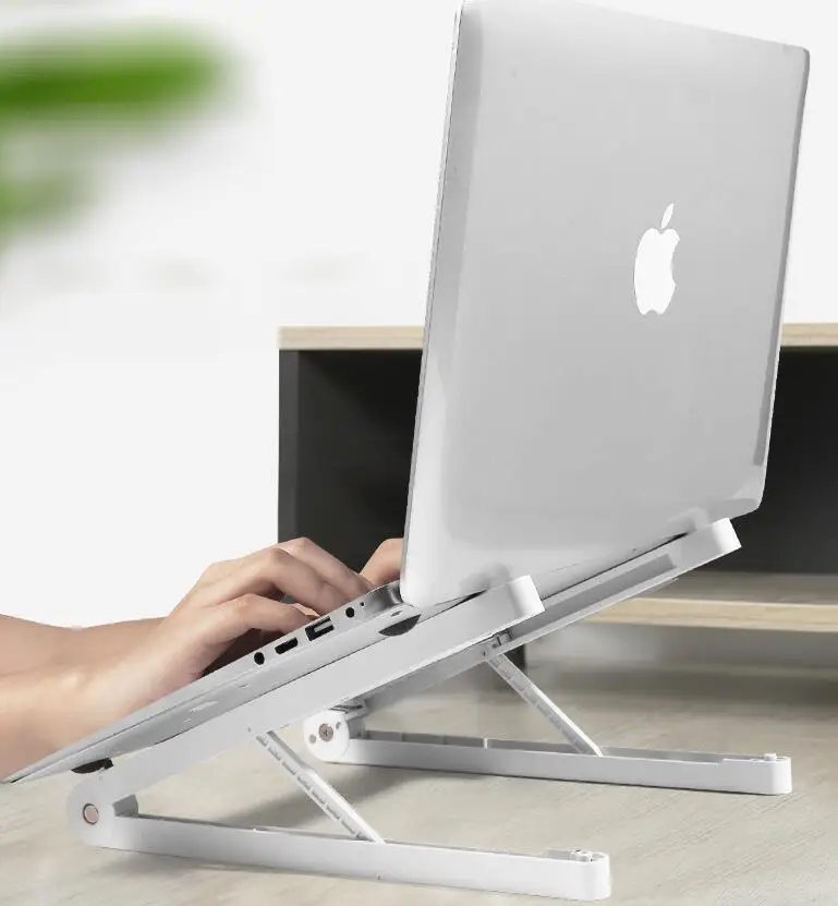 
Lightweight Laptop Cooling Stand Plastic Vertical Laptop Stand Foldable Tablet Stand Bracket Laptop Holder 