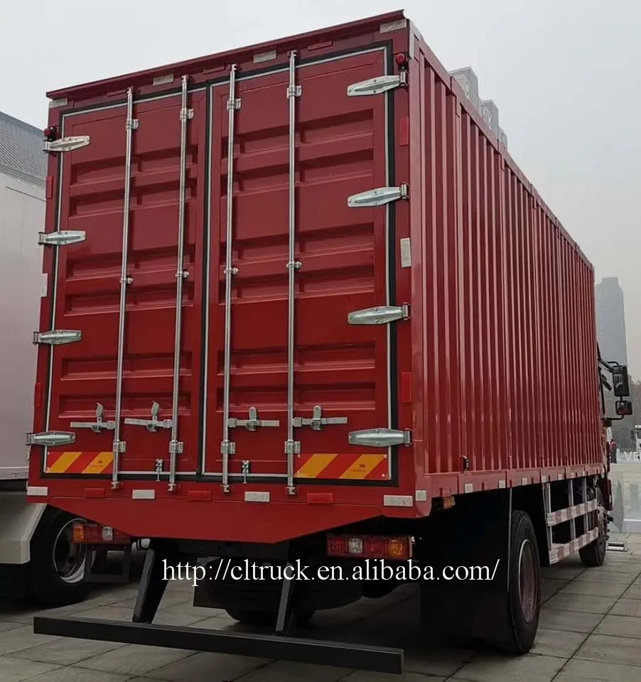 CLW 3.5ton 4 ton 8ton 10ton 12ton 15ton 4x2 carbon steel cargo box truck with gate lift 1.5ton