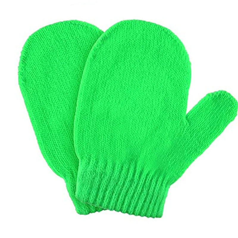 China Wholesale Children Acrylic Knitted Keep Warming Winter Kids Gloves