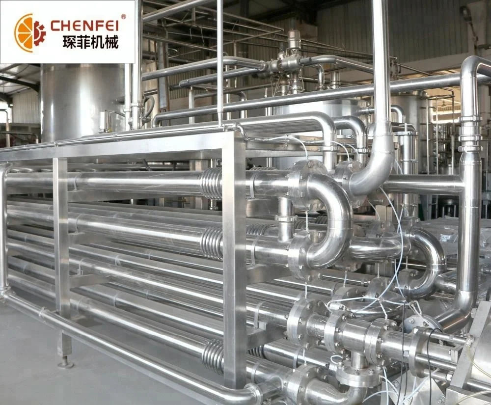 
Fruit and vegetables processing line stainless steel customized plate uht heat exchanger sterilizer 