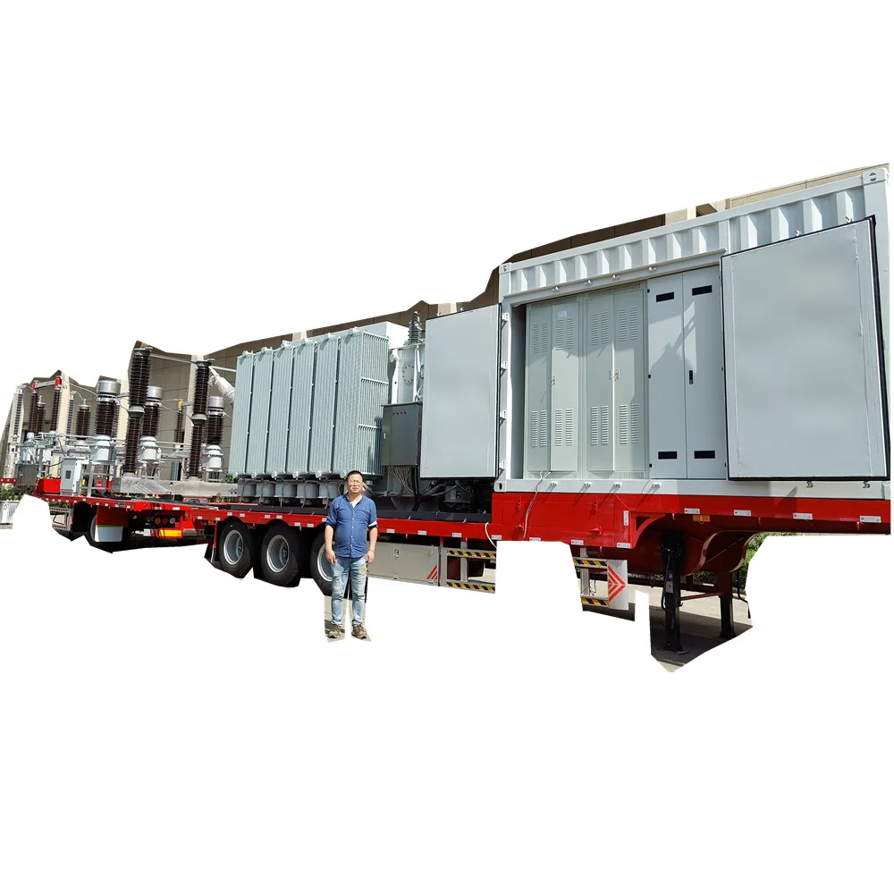Electrical  power transformer substation 110kv electrical mobile substation