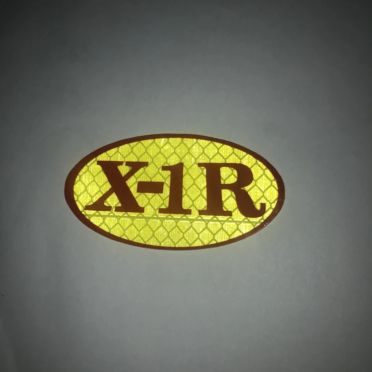 Reflective Motorcycle Sticker Design Logo