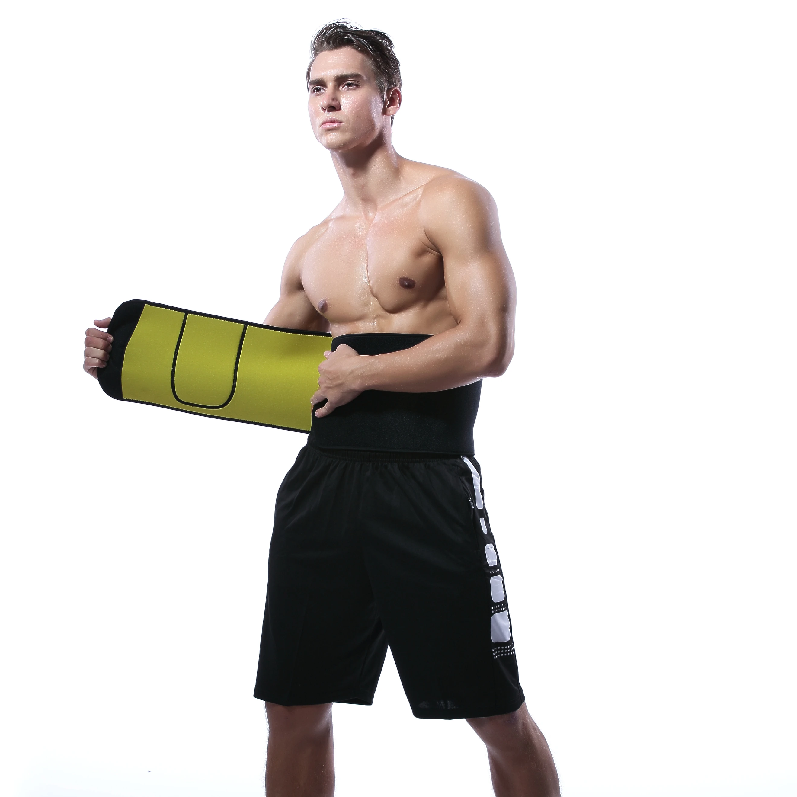 Ремень спортивный для мужчин и женщин, эластичный пояс для похудения, корректор фигуры