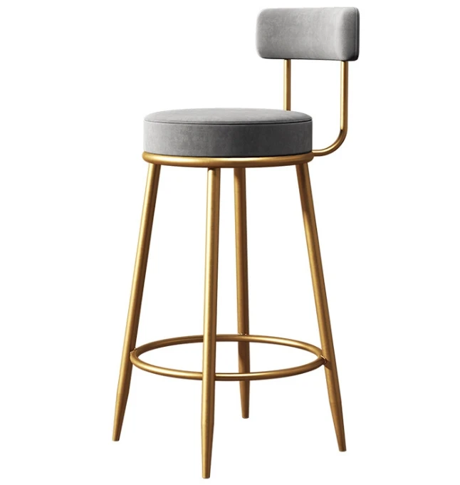 Leisure Comfortable Fashion bar Furniture Vintage Industrial Restaurant Dining bar Metal Chair
