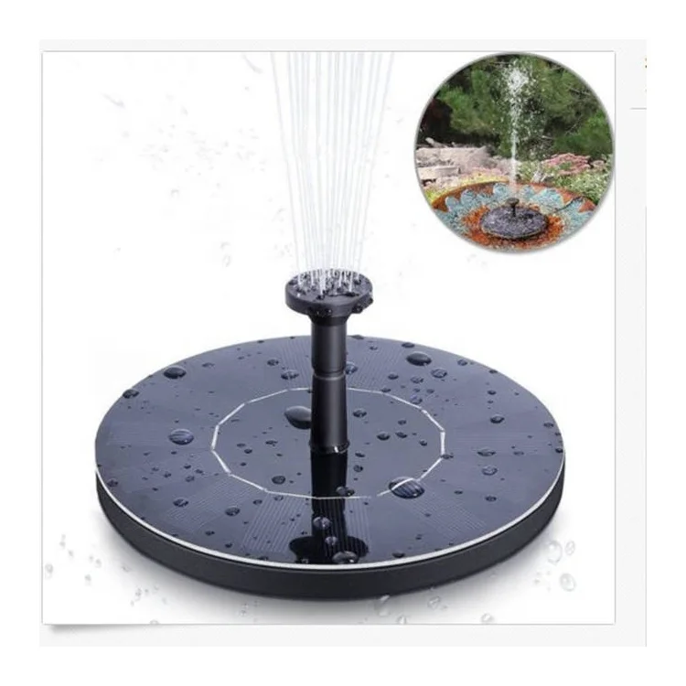 China New Design DC annular solar fountain mini Garden landscape water pump with cheap price