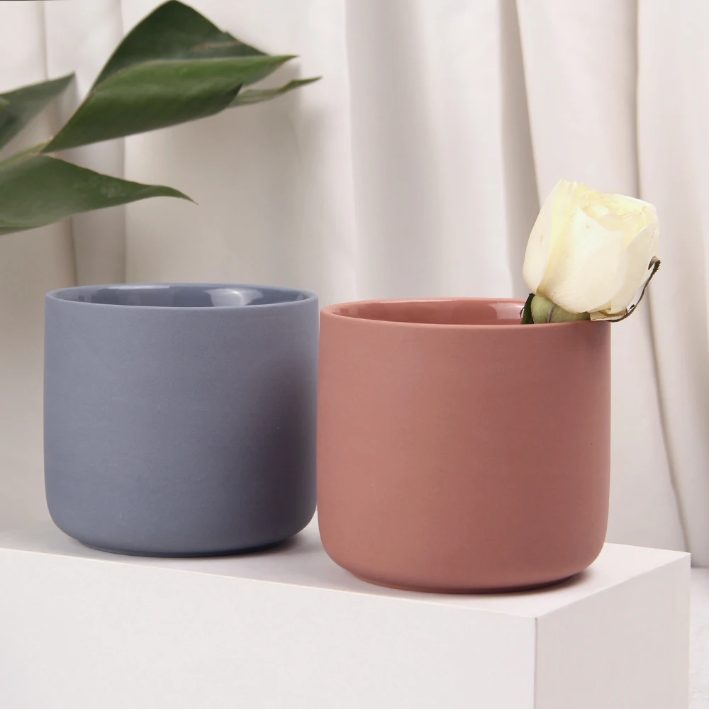 Factory Premium 10oz Ceramic Candle Vessel Heat Resistant Candle Jar Private Label