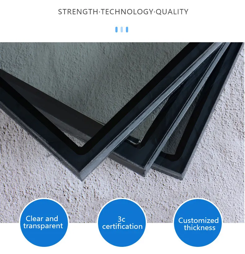 Hot selling high quality factory price bilayer low-e glass insulated glass for building use