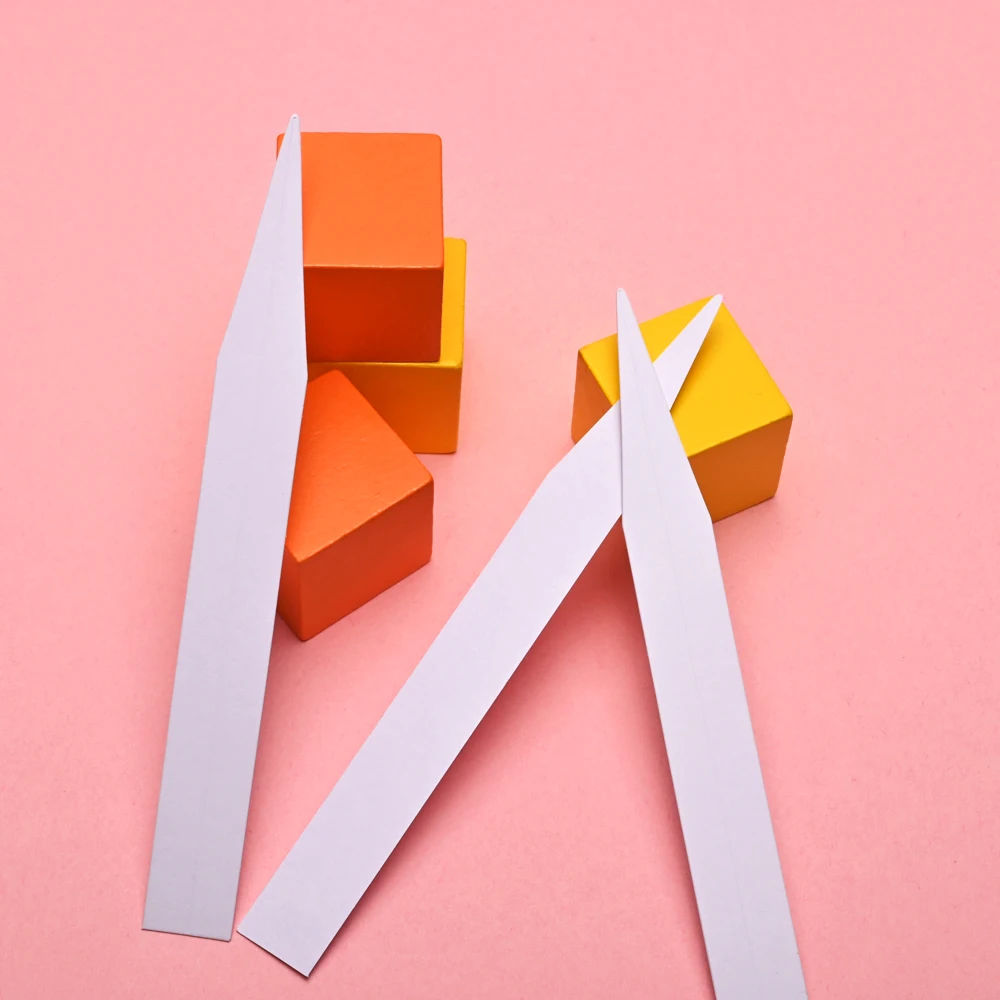 Plain White Different Sizes Pointed Fragrance Paddle Tester Strip Factory Perfume Paper Perfume Strips