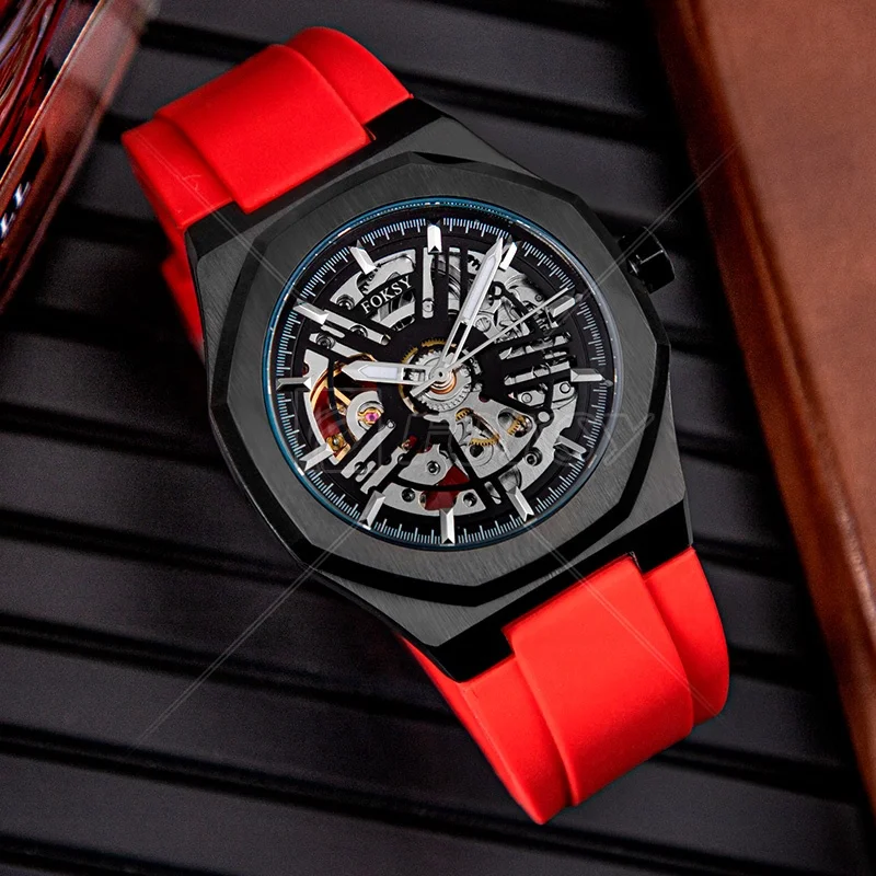 Wrist Luxury Custom OEM ODM Logo Mechanical Automatic Waterproof Timepiece Hand  Fashion Skeleton Brand Classic Watch For Men