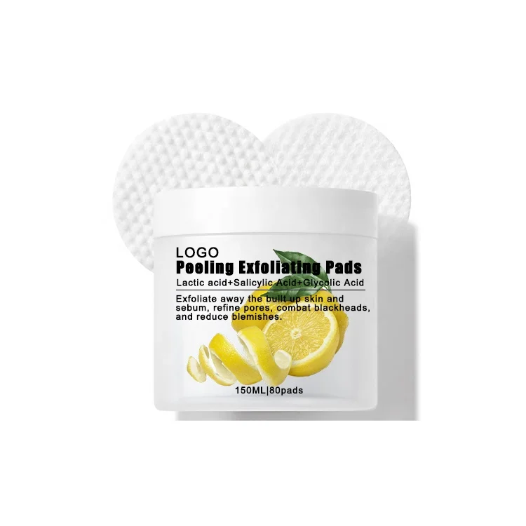 Custom Glycolic Acid Pads 35% AHA Glycolic Acid Peel Pads with Vitamin B5, C, E - Glycolic Acid Peel for Dark Spots, Acne