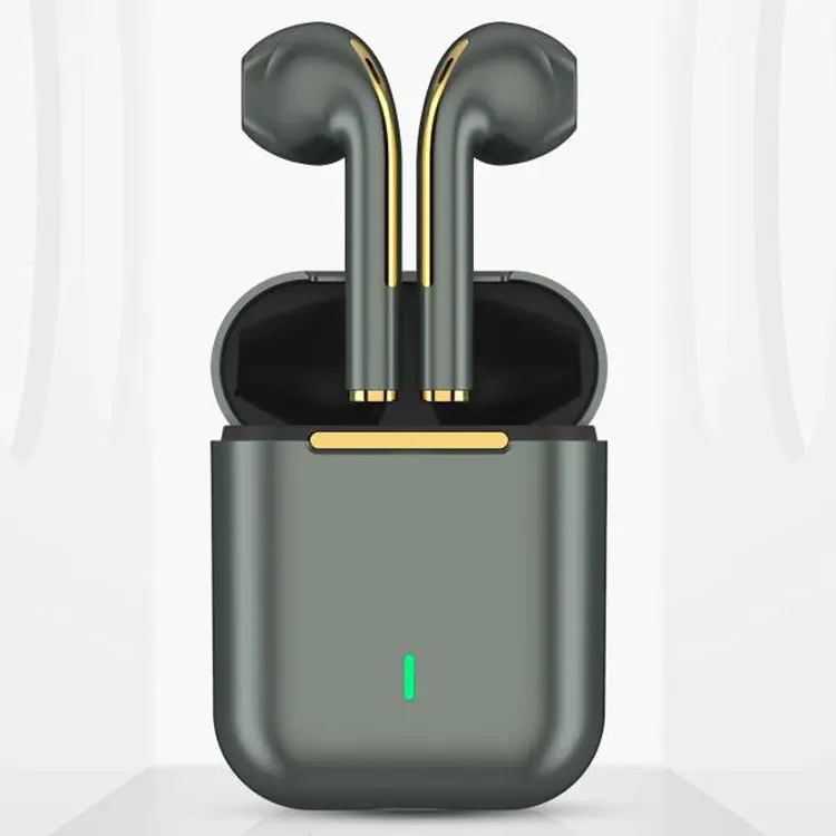  New product ideas 2021 Private label oem design waterproof noise cancelling sport tws auriculares j18 wireless earbuds ear