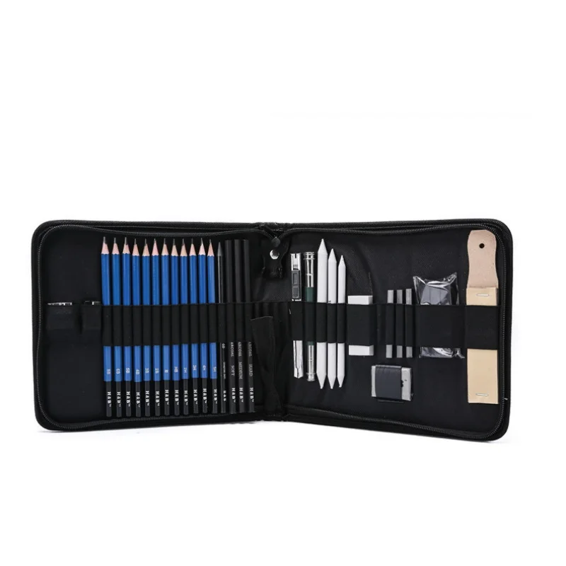 32 Pieces Professional Art Set Drawing Set and Sketch Pencil Kit