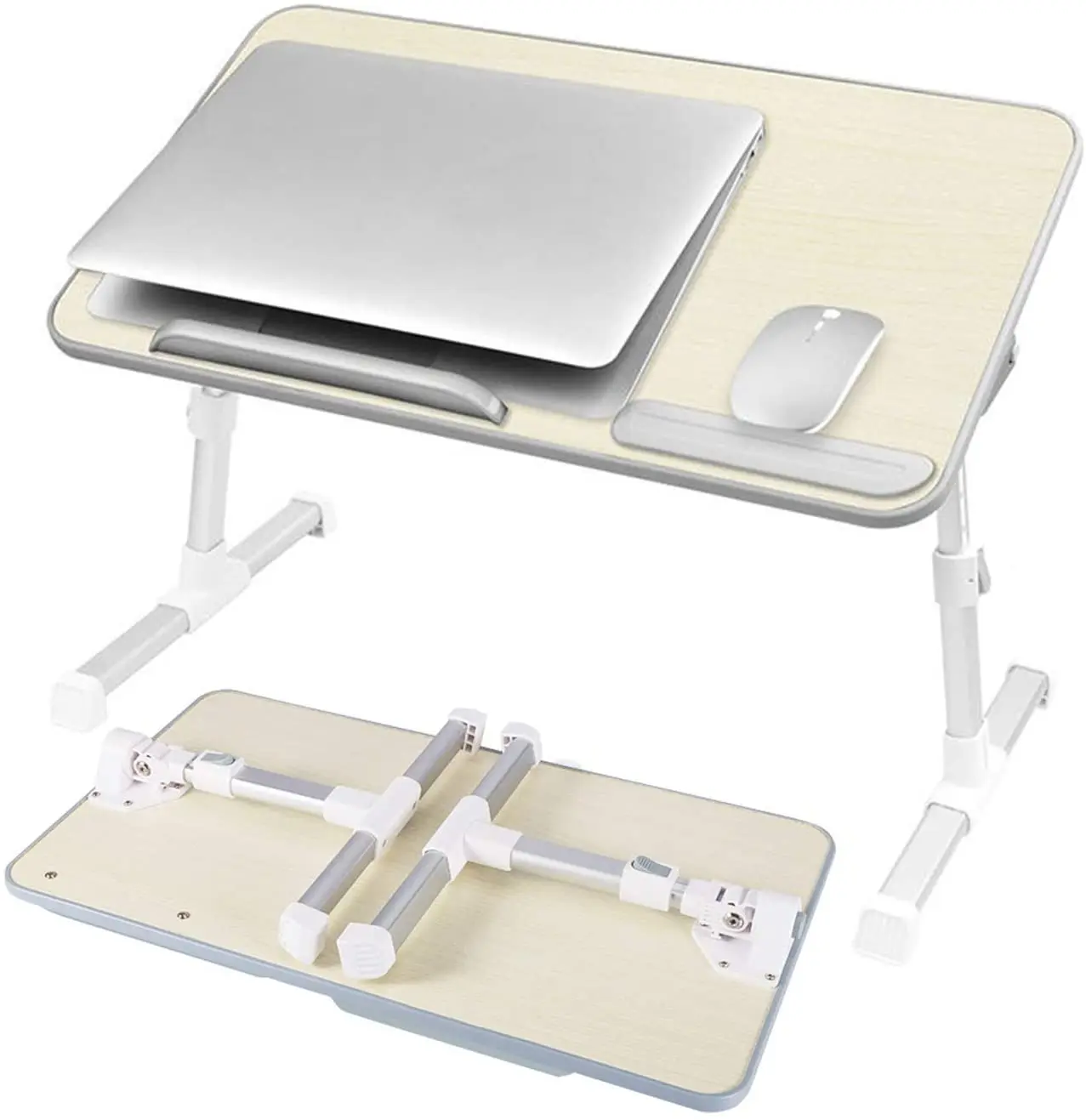 
Подставка для ноутбука из алюминиевого сплава, портативный складной столик-поднос с регулируемой высотой, с охлаждающим вентилятором 