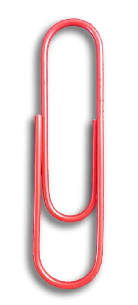 The 10pcs  jumbo paper clips,plastic coated colorful 100mm  paper clips for office use