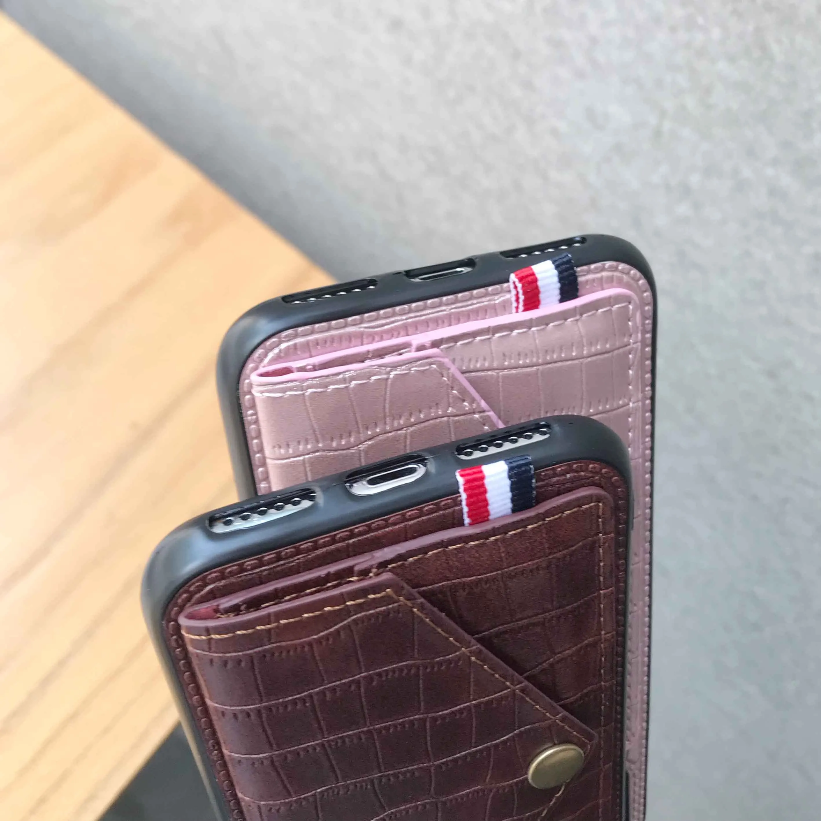 customized chinese couple phone cases wholesale custom made pu leather cell phone cases factory for iphone x