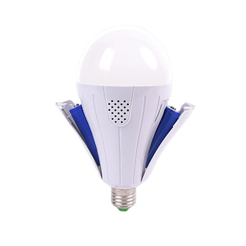 Built-in Lithium Battery intelligent  light15W 20W emergency led bulbs E27 B22 rechargeable led bulbs for home