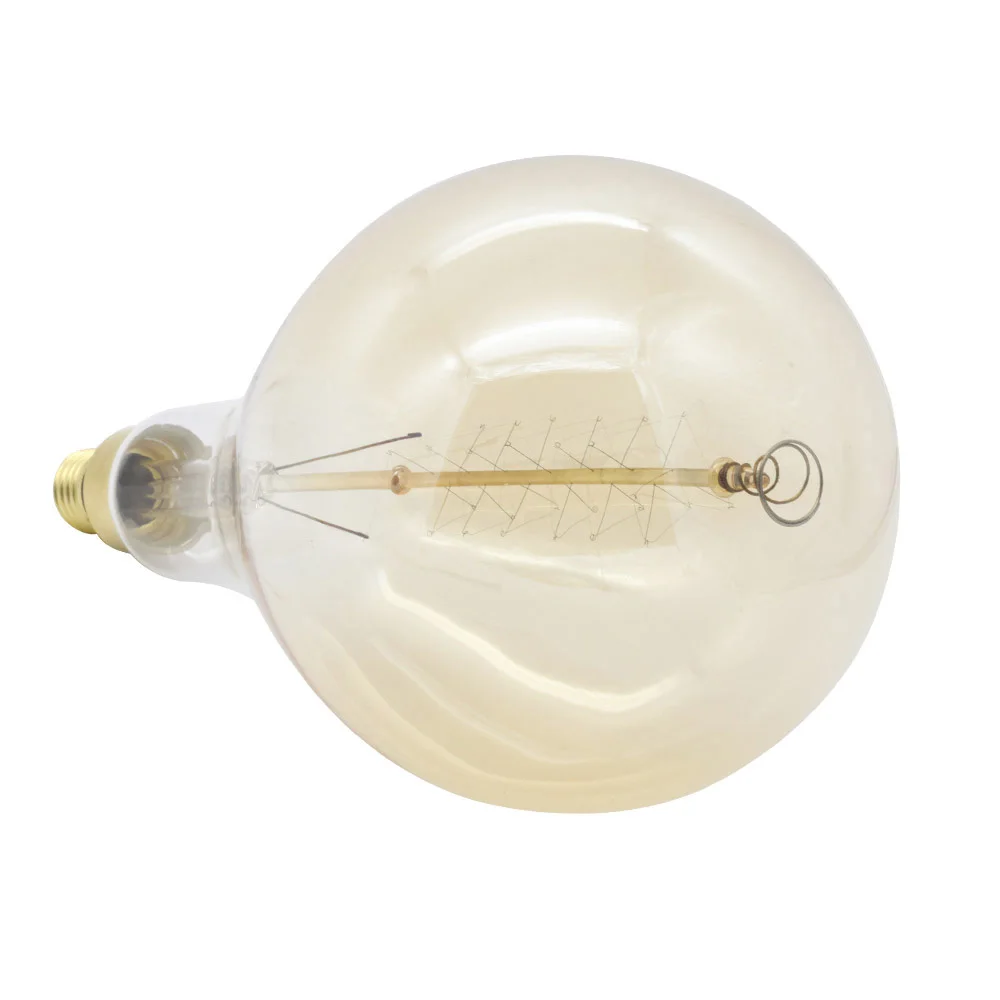  Античный стиль лампочки A160 PS52 E26 110 В 60 Вт большой edison лампы накаливания Декор