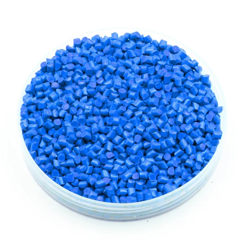 Plastic compound blue color masterbatch polymer