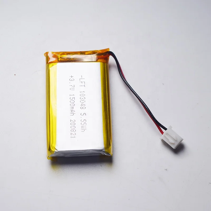 Factory price Top selling 603048 703048 803048 103048 3.7v 1500mAh rechargeable lipo battery for automobile data recorder