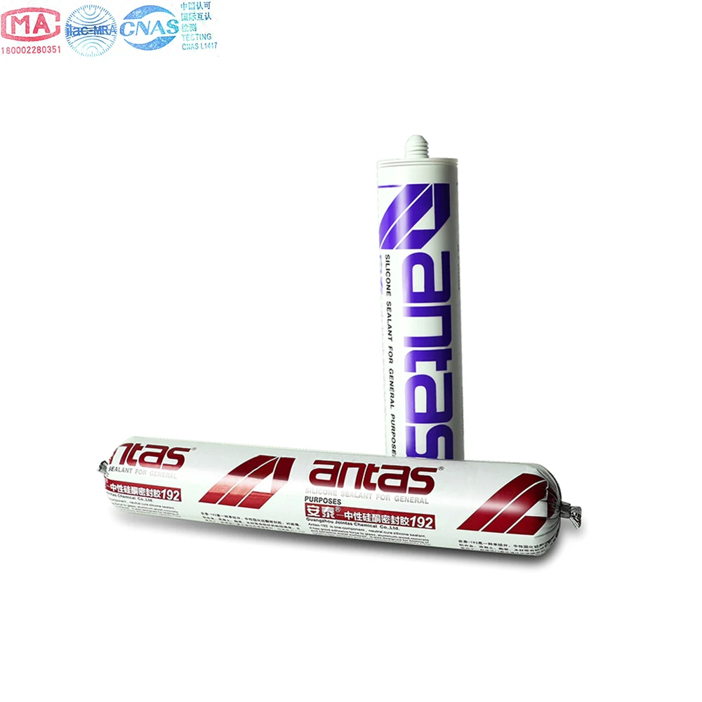 
Neutral silicone sealant general purpose one-component sealant adhesive bond strength on glass 