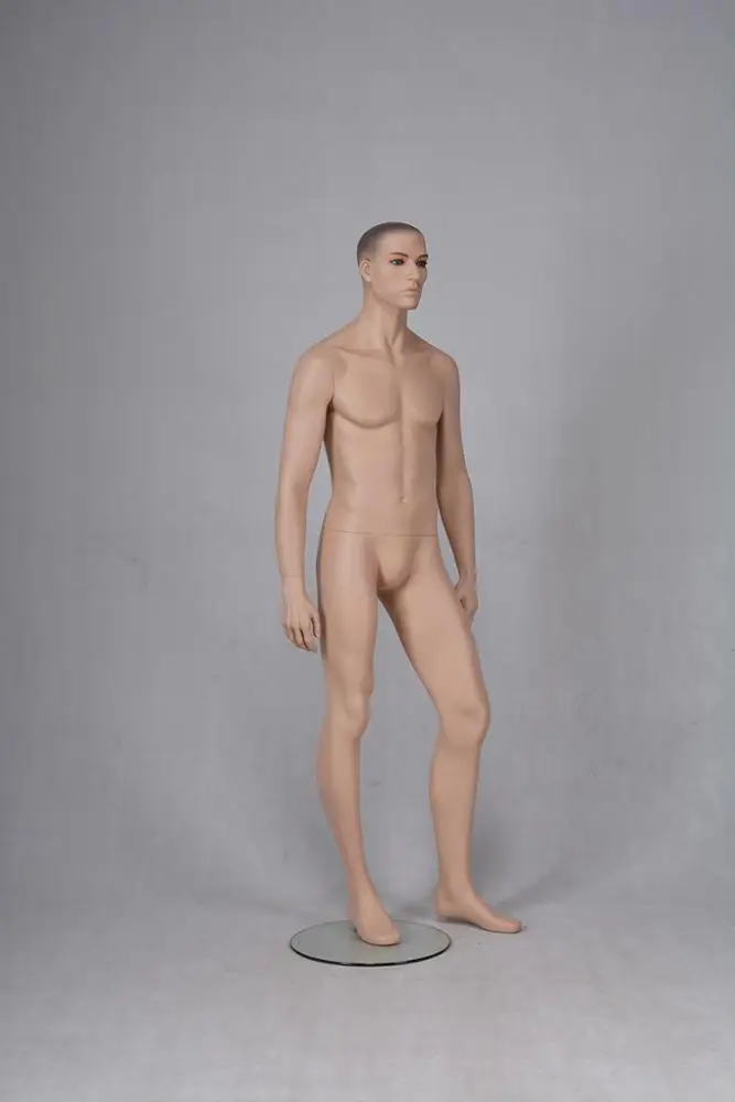 Sexy male mannequins homme clothes dummy makeup mannequin male with hair and face