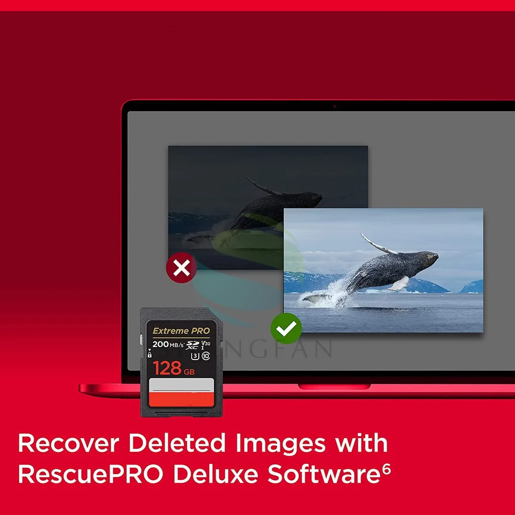 Extreme PRO SD Card  128GB SDSDXXD-128G 200MB/s UHS-1 V30