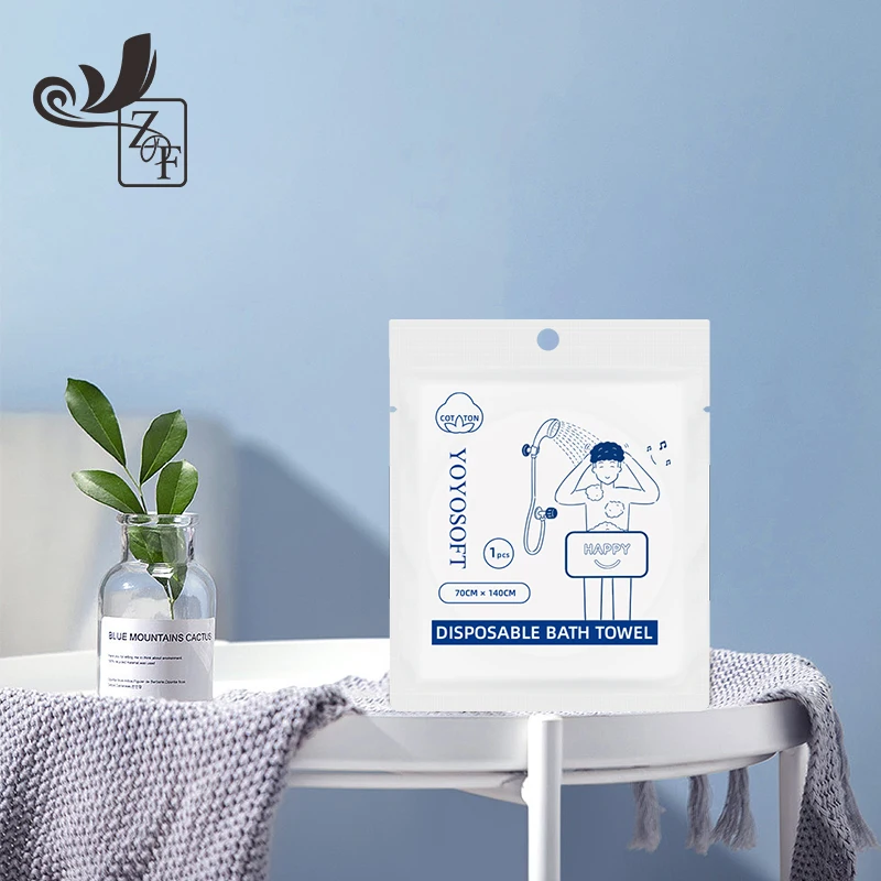 Manufacturer Direct Sell  OEM Accepted Soft Cotton Compressed Bath Towel Disposable Beach Towel For Travel