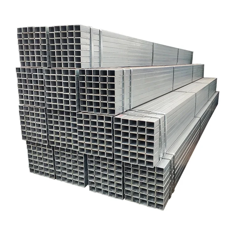 80x80 HDG SHS steel tube Q235B Hot dip galvanized welded square hollow sections steel tube