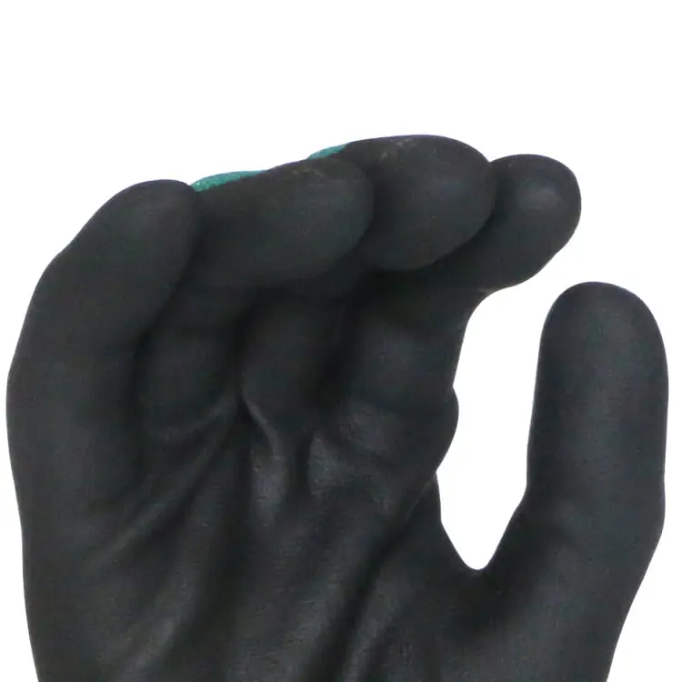 MaxiPact Green HPPE micro nitrile foam coating anti-cut gloves