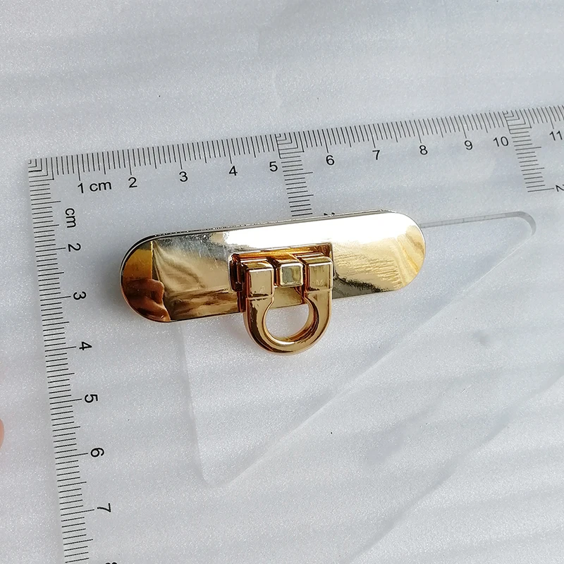 Fashion Metal Alloy Bag Accessories Snap Clasps Closure Hasp Handbag Lock for Briefcase DIY Handmade Craft
