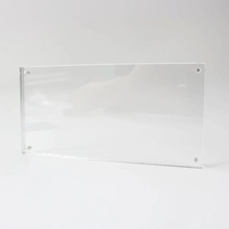 Wholesale Acrylic Paper Money Display Frame Slab Banknote Standing Frame