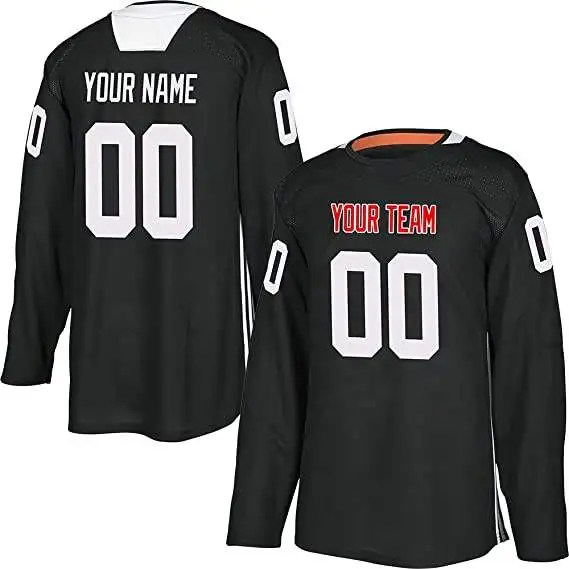 Custom Wholesale Outdoor Sports Cut Resistant Shirt Hockey Polyester Hockey Goalie Lightweight Field Hockey Jersey