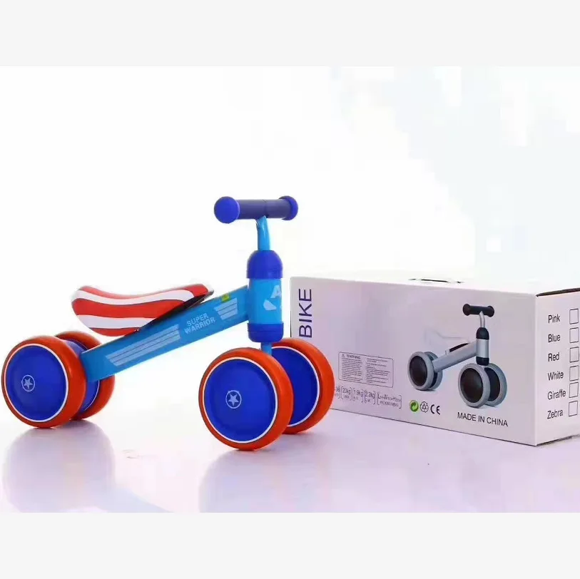 No Pedal Kids Running Bike Balance Bike Car Factory wholesale 4 Wheels Balance bike