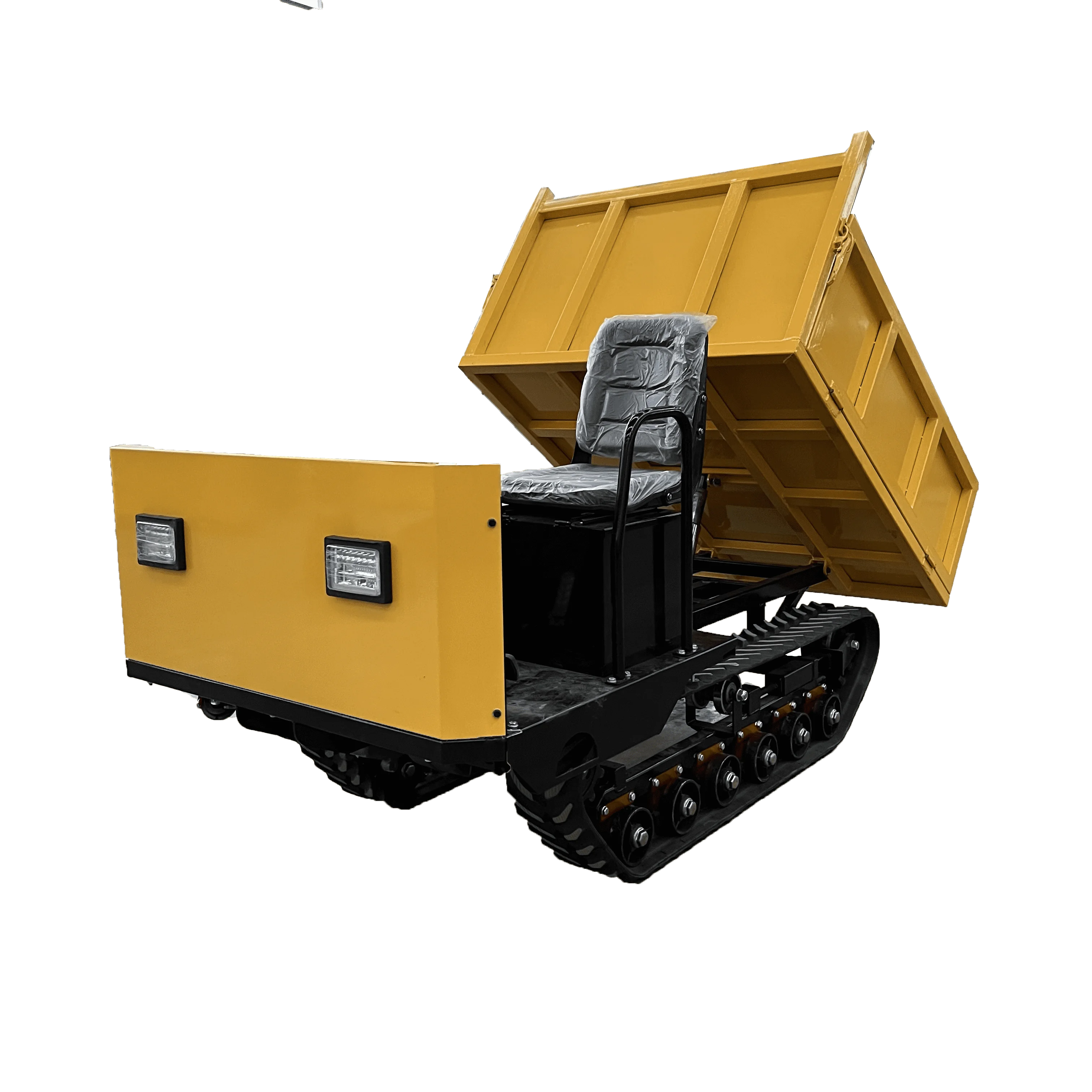 Special 2 tons of small dump truck for desert swamp Crawler dump truck hot selling