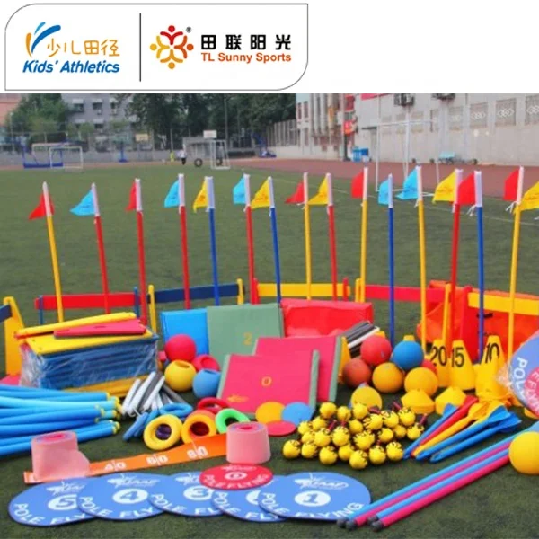 Kids Athletics Kit Slalom Poles for School Sports Run