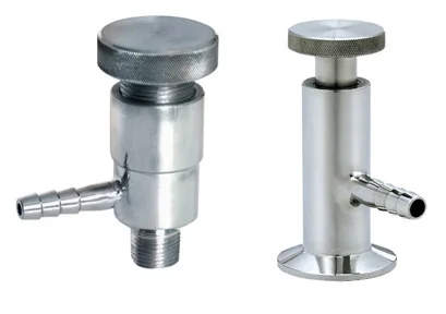 Sanitary Stainless Steel SS304 SS316L Level Gauge Cock Valve For Milk Beer Tank