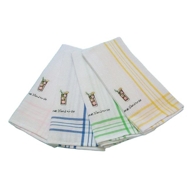 
Tourism products travel kitchen towel Cotton Embroidery Design kitchen Tea Towels 