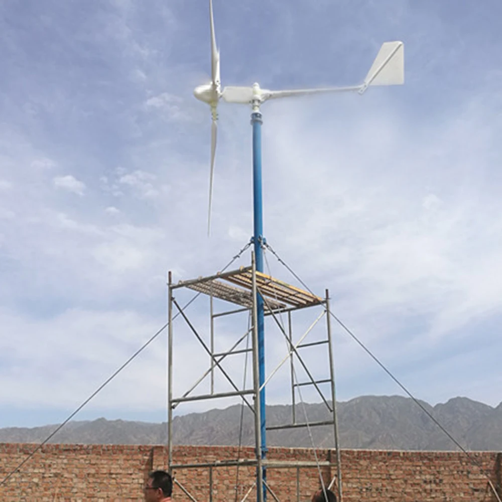3000w Wind Turbine Generator 12V 24V 48V DC 220v AC Home System Free Green Alternative Energy Solar Panels Home Energy Solutions