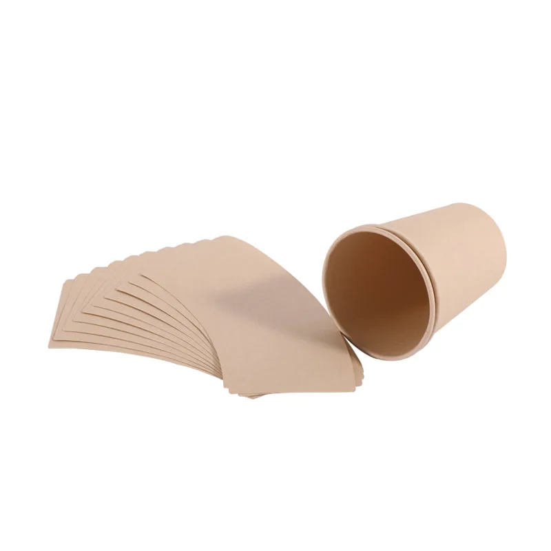 Eco Friendly Yinbin Bamboo Fiber Cup Paper Nature Color