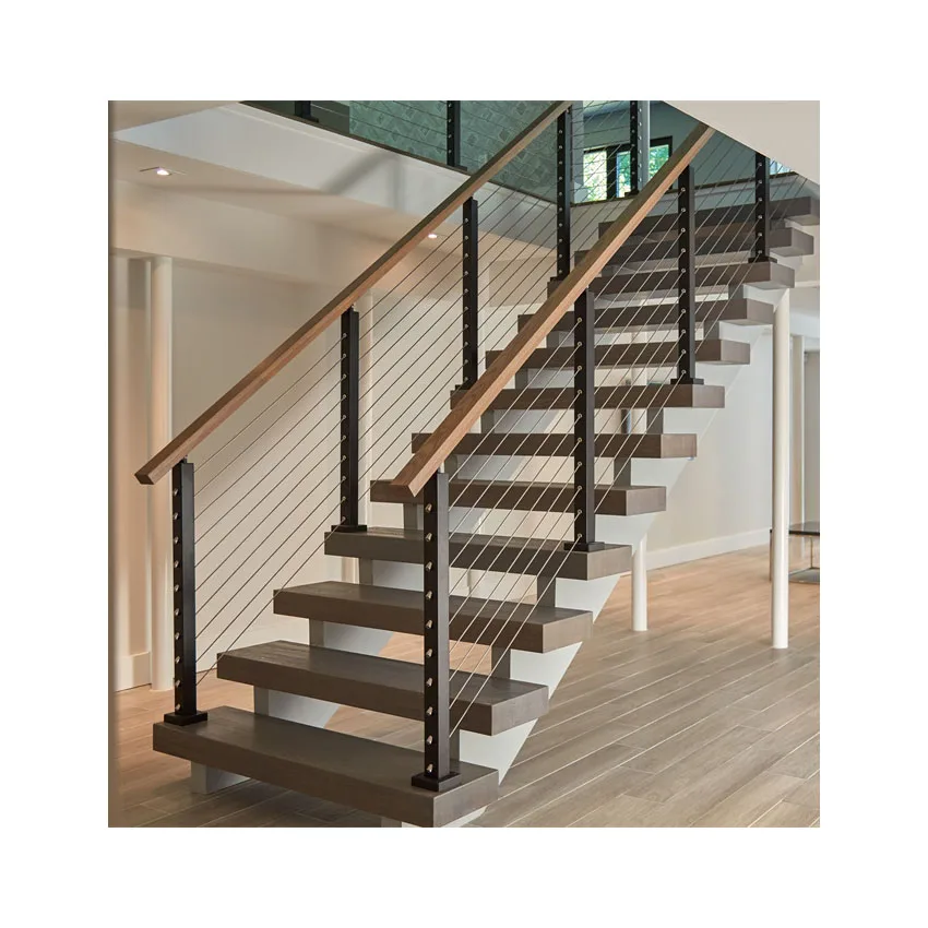 Ace Cable Railing Metal For Deck Kit Invisible High Quality Turnbuckle Cable Railing Post Side Mount Deck Hand Cable Railing