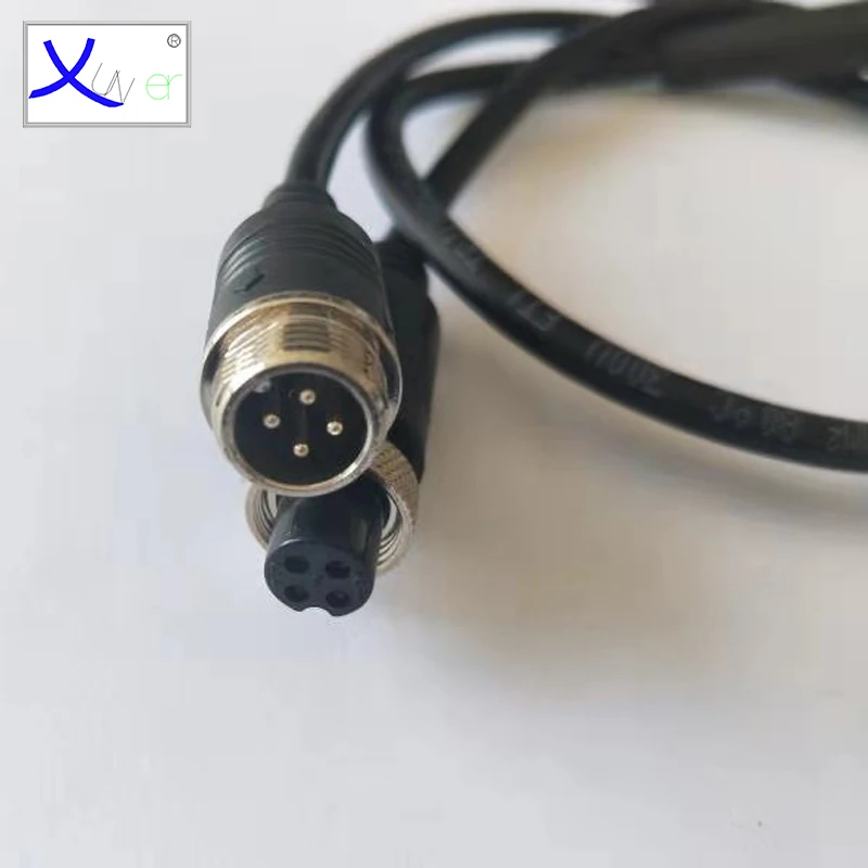 
Male to Female 4 Pin Mini Din Connector Video Cable 