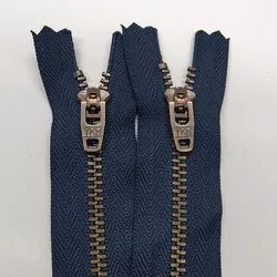 antique brass zipper best jeans zipper 3# zipper yk for jeans k