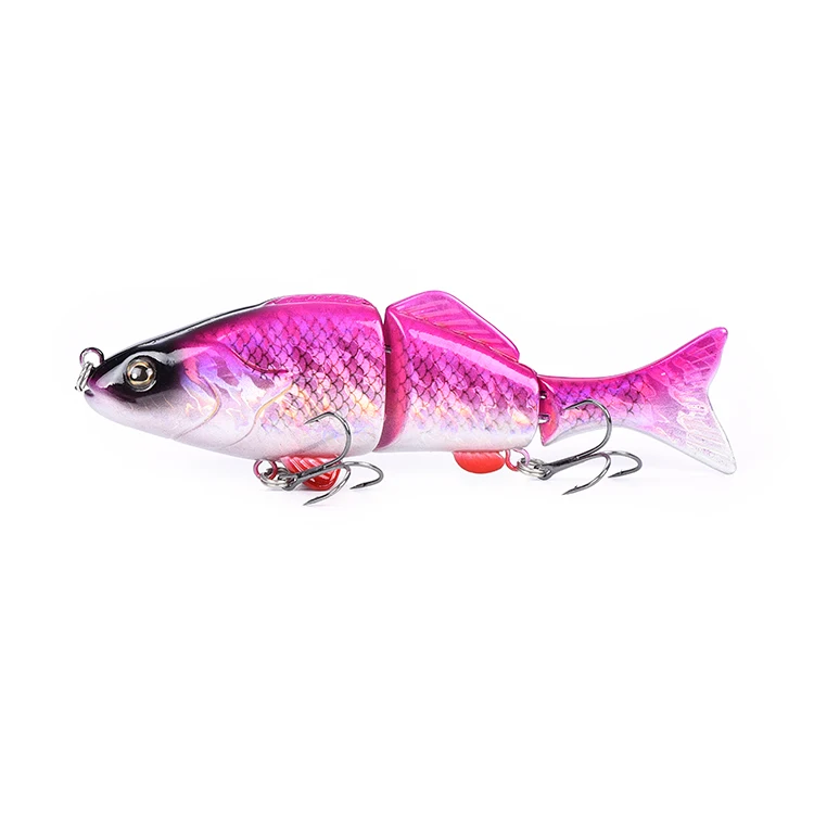 New lure 6inch 3 Segment trout perch lure muske milkfish bait boat for fishing with BBK hooks