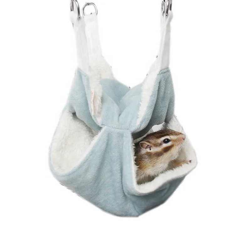 Amazon Two Layer Warm Cotton Pet House Nest Small Animal Sleeper Pet Hammock Bed