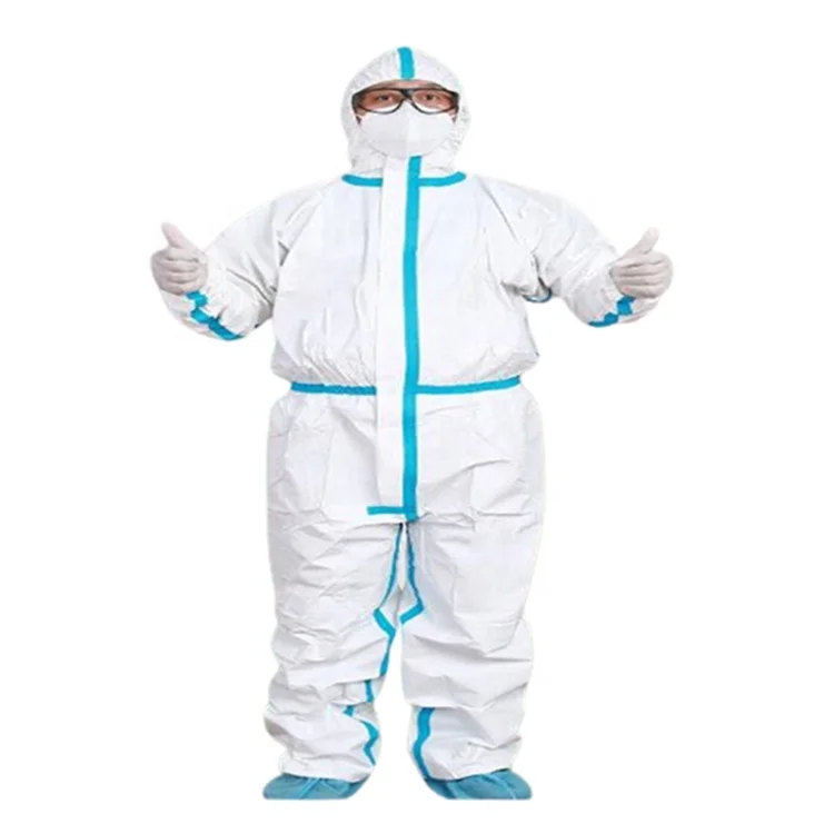 Non-woven Fabric Medical Clothing Protective Coverall Suit For Use