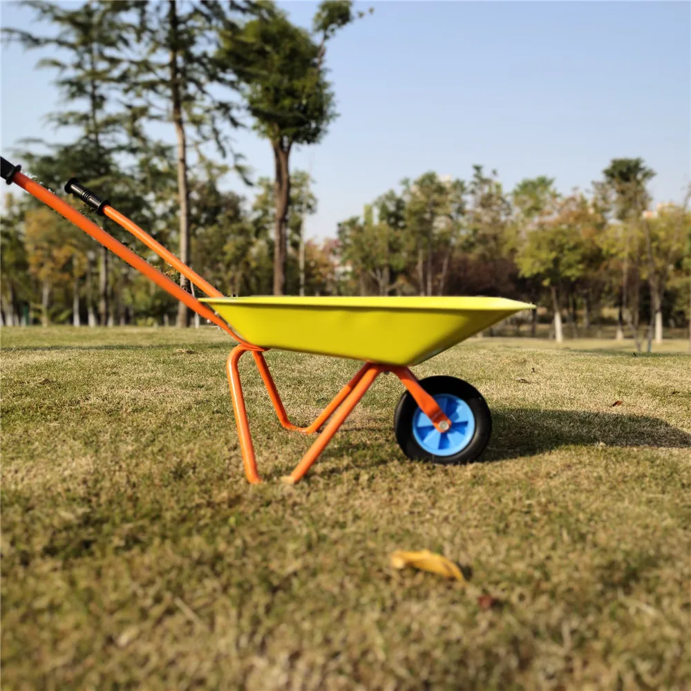 
kids love hot sales fancy bright colors garden tool Wheelbarrow set 