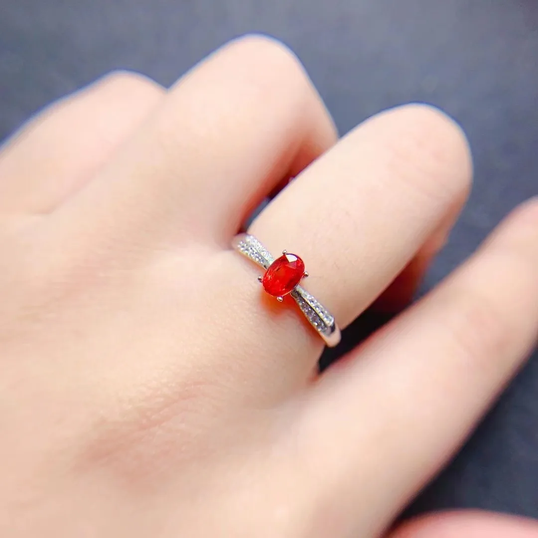 New Design Wholesale Signet 925 Sterling Silver Fine Jewelry Natural Sapphire Finger Rings Women