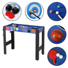 Складной Многофункциональный игровой мини-стол HLC 3 фута 5 в 1