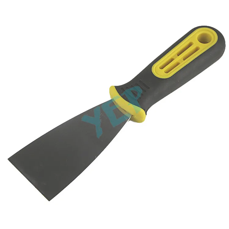 YEP Rubber Plastic Handle Carbon Steel Plastering Putty Knife for Cleaning